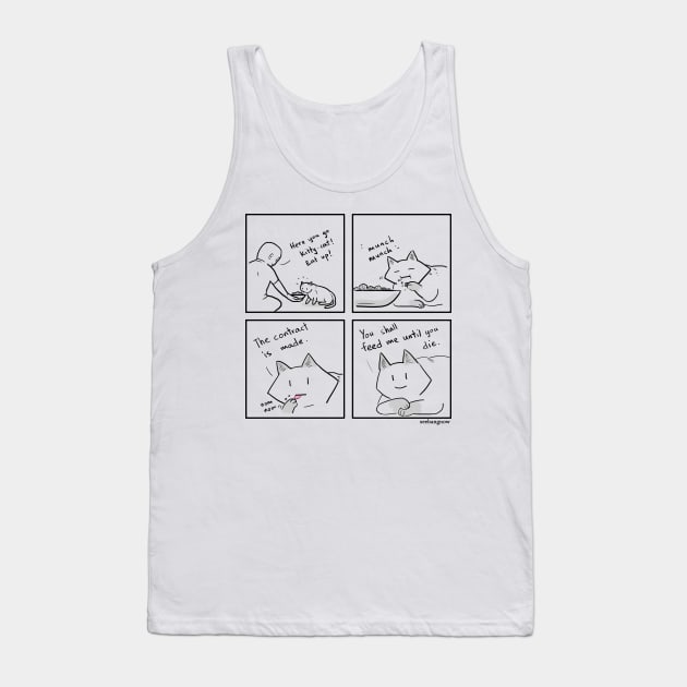 How your cat chose you Tank Top by xibang